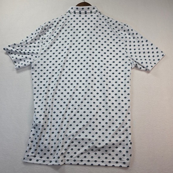 RLX Ralph Lauren Golf Polo Men's Medium Wicking Stretch Floral Print White NWT - Picture 2 of 11